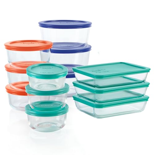 Glass Food Storage Containers Set